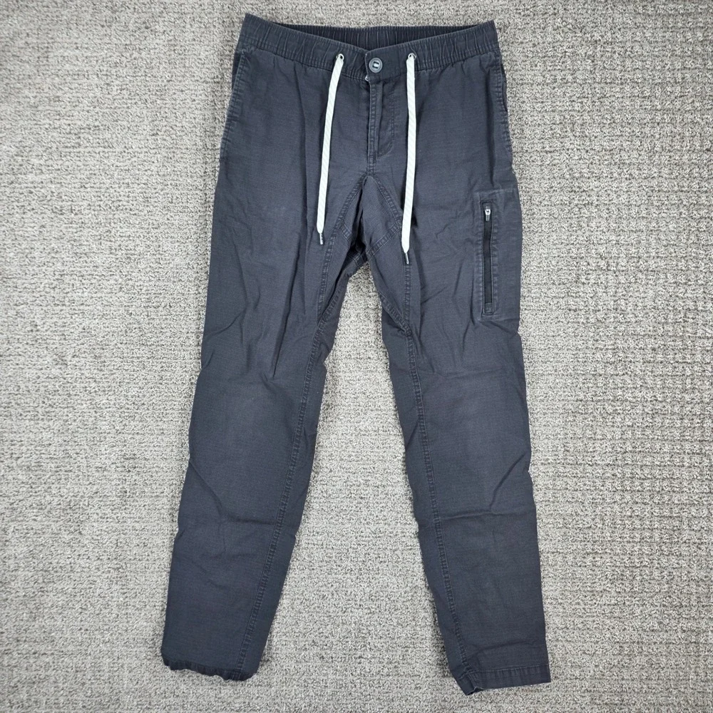 Vuori Mens Ripstop Climber Pant Charcoal Grey Size Small V412 Drawstring Jogger